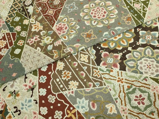 平和屋本店●最高級　中国三大刺繍　総相良刺繍　総刺繍　袋帯　200万粒　総詰め　切り嵌め花文　金糸　逸品　DZAB8918kh6