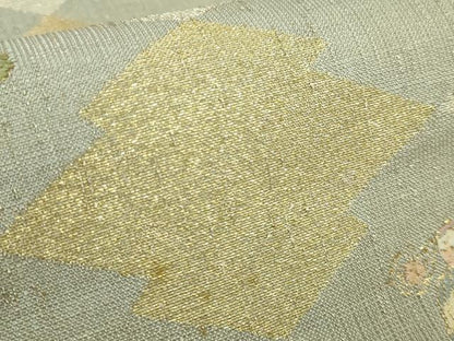 平和屋着物●極上　九寸開き名古屋帯　唐織　松皮菱飛鳥文　金銀糸　ゑり善扱い　逸品　DZAB8922kh6