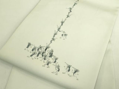 平和屋着物●極上　塩瀬　九寸名古屋帯　手描き　カッパ　色地　逸品　DZAB8933kh6
