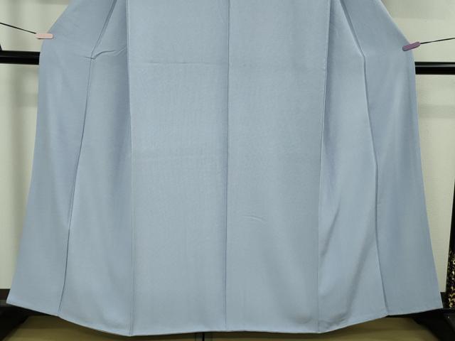 平和屋本店●極上　江戸小紋・長襦袢(無双仕立て)セット　角通し　淡藤色×白　逸品　DZAB8951kh6