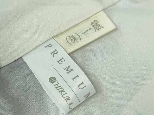 平和屋本店●極上　江戸小紋・長襦袢(無双仕立て)セット　角通し　淡藤色×白　逸品　DZAB8951kh6