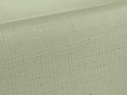 平和屋着物●極上　紬　横段文　白緑色地　ロング丈　逸品　DZAB8964kh6