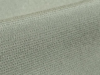 平和屋着物▽極上　本塩沢　やまだ織　単衣　内田フサ作　白鼠色地　証紙付き　逸品　未使用　DZAB8965kh6
