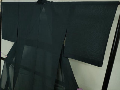 平和屋本店＊極上　夏物　東郷織物謹製　本場大島紬　夏大島　160亀甲　総詰め　濃藍色　逸品　未使用　DZAB8968kh6