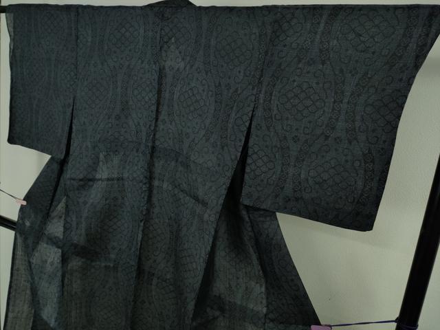 平和屋本店＊極上　夏物　重要無形文化財　本場宮古上布　立涌吉祥文　苧麻　逸品　DZAB8969kh6