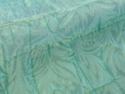 平和屋本店＊極上　夏物　小紋　唐草紋紗　暈し染め　逸品　DZAB8979kh6