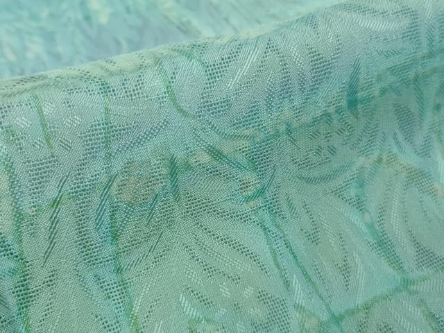 平和屋本店＊極上　夏物　小紋　唐草紋紗　暈し染め　逸品　DZAB8979kh6