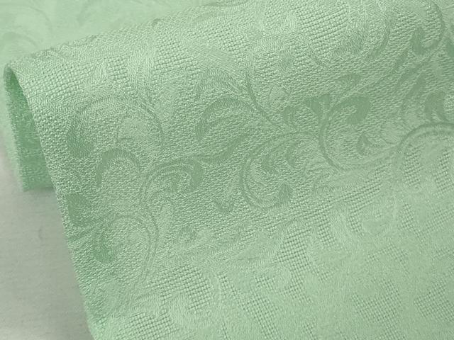 平和屋本店＊希少 夏物 京都染織メーカー・貴久樹謹製 野蚕糸 ナチュラルタッサー 紗織 色無地 唐草紋紗 夏虫色 証紙付き 逸品 DZAB8980kh6