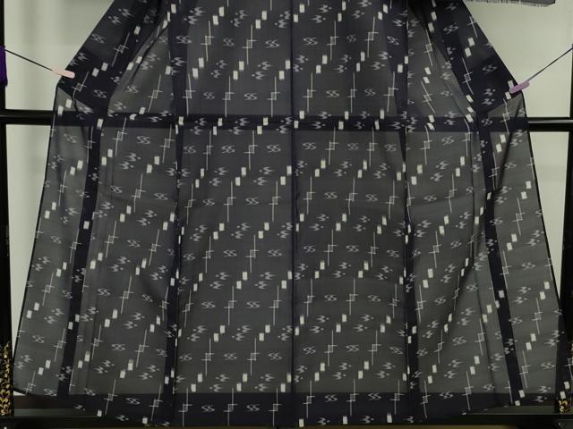 平和屋着物＊極上　夏物　本場琉球絣　夏琉球　知念幸徳　大城カメ　手おり　証紙付き　逸品　未使用　DZAB8993kh6