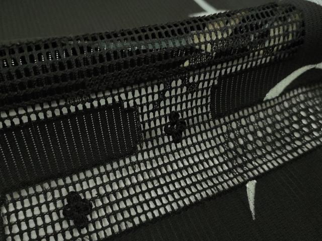 平和屋本店＊極上　夏物　中国三大刺繍　スワトウ刺繍　汕頭刺繍　訪問着　縦絽　エ霞紋紗　秋草文　黒地　逸品　DZAB8998kh6