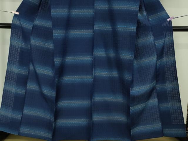 平和屋本店＊希少　沖縄県最高級織物　夏物　首里花倉織　首里織　花織・絽織・紗織　横段文　逸品　未使用　DZAB9019kh6