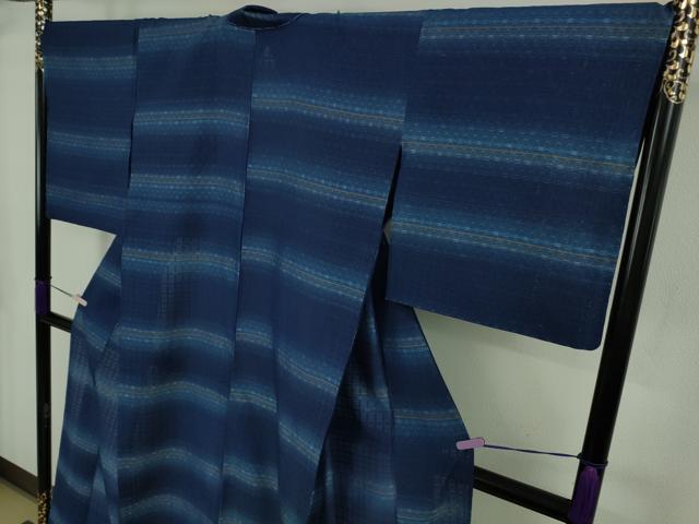 平和屋本店＊希少　沖縄県最高級織物　夏物　首里花倉織　首里織　花織・絽織・紗織　横段文　逸品　未使用　DZAB9019kh6