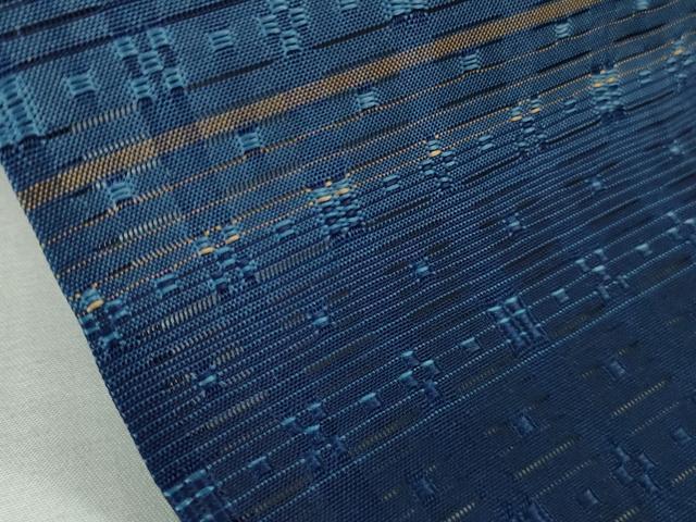 平和屋本店＊希少　沖縄県最高級織物　夏物　首里花倉織　首里織　花織・絽織・紗織　横段文　逸品　未使用　DZAB9019kh6