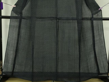 平和屋本店＊極上　夏物　重要無形文化財　本場宮古上布　苧麻　吉祥文　逸品　DZAB9035kh6