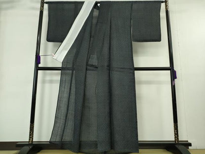 平和屋本店＊極上　夏物　重要無形文化財　本場宮古上布　苧麻　吉祥文　逸品　DZAB9035kh6