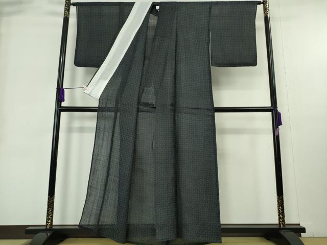 平和屋本店＊極上　夏物　重要無形文化財　本場宮古上布　苧麻　吉祥文　逸品　DZAB9035kh6