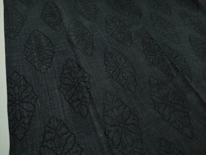 平和屋本店＊極上　夏物　重要無形文化財　本場宮古上布　苧麻　花菱文　逸品　未使用　DZAB9036kh6
