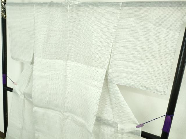 平和屋本店＊極上　夏物　石川県指定無形文化財　能登上布　本麻手織上布　白地　逸品　未使用　DZAB9038kh6