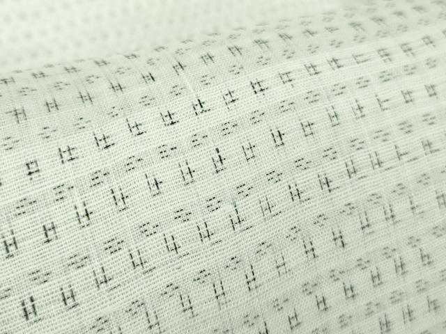 平和屋本店＊極上　夏物　石川県指定無形文化財　能登上布　本麻手織上布　白地　逸品　未使用　DZAB9038kh6