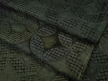 平和屋本店●極上 中国三大刺繍 スワトウ刺繍 汕頭刺繍 総刺繍 本場大島紬 訪問着 七宝花文 暈し染め 健勝苑扱い 逸品 未使用　DZAB9046kh6