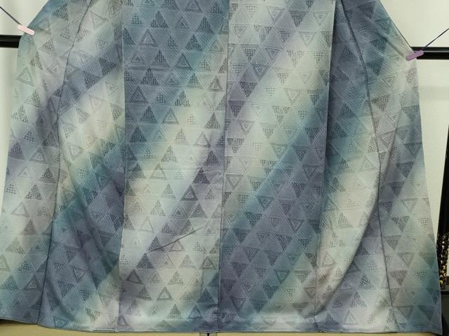 平和屋本店●極上　中国三大刺繍 スワトウ刺繍 汕頭・相良刺繍 総刺繍 訪問着 鱗文 暈し染め 金糸 さが美扱い ロング丈 逸品　DZAB9051kh6