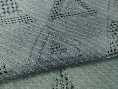 平和屋本店●極上　中国三大刺繍 スワトウ刺繍 汕頭・相良刺繍 総刺繍 訪問着 鱗文 暈し染め 金糸 さが美扱い ロング丈 逸品　DZAB9051kh6