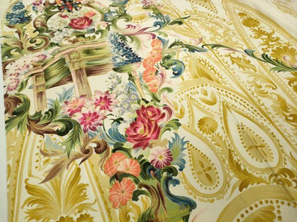 平和屋本店●極上　セミアンティーク　訪問着　飾花文　金彩　逸品　DZAB9057kh6
