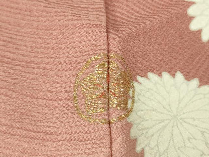 平和屋本店●極上　セミアンティーク　訪問着　乱菊　暈し染め　金彩　ロング丈　逸品　DZAB9063kh6
