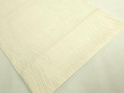 平和屋本店＊最高級　夏物　人間国宝　俵屋17代目・喜多川平朗　羅　有職織物　八寸名古屋帯　薄い蒸栗色地　逸品　DZAB9127kh6