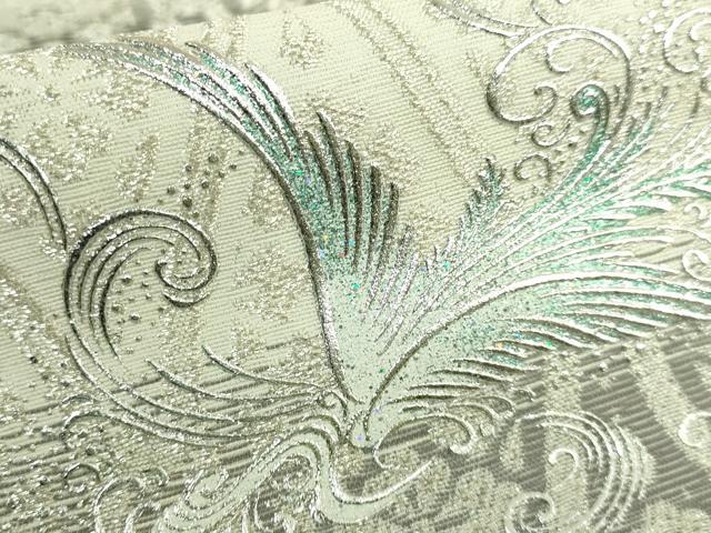 平和屋本店●極上　金彩友禅　卓越技能者・名工・和田光正　太鼓柄袋帯　花菱立粋　金銀彩　逸品　DZAB9157kh6