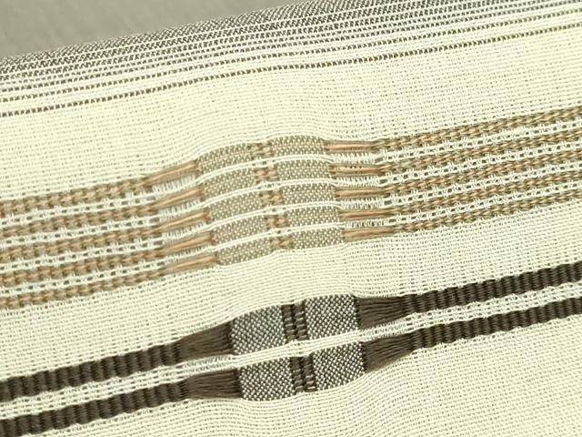 平和屋本店●極上　藤山千春　太鼓柄袋帯　吉野間道　逸品　DZAB9172kh6