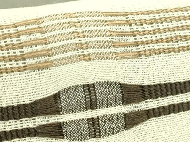 平和屋本店●極上　藤山千春　太鼓柄袋帯　吉野間道　逸品　DZAB9172kh6