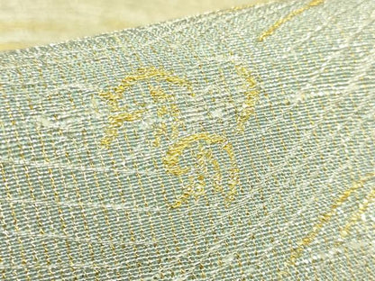 平和屋着物●極上　桝屋高尾　ねん金綴錦　両面　六通柄袋帯　琳派波図　金銀糸　逸品　DZAB9188kh6