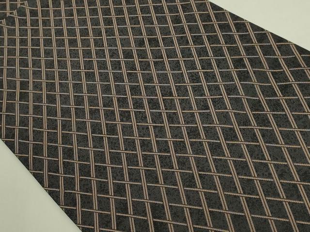 平和屋着物●極上　両面　太鼓柄袋帯　一会の帯　黒地　金糸　逸品　DZAB9189kh6
