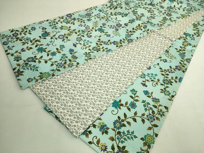 平和屋着物●極上　BANKAN　わものや　両面　全通柄袋帯　花唐草　金彩　逸品　DZAB9192kh6