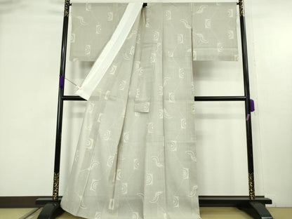 平和屋本店＊極上　夏物　本場大島紬　夏大島　150亀甲　吉祥文　逸品　DZAB9213kh6