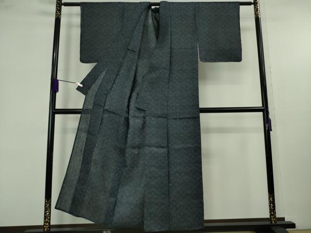 平和屋本店＊極上　夏物　重要無形文化財　本場宮古上布　苧麻　四ツ菱　逸品　未使用　DZAB9216kh6