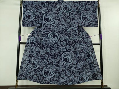 平和屋本店∴極上　夏物　男性　浴衣　有松鳴海絞り　達磨　ダルマ　綿　逸品　DZAB9236kh6
