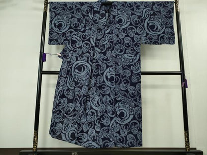平和屋本店∴極上　夏物　男性　浴衣　有松鳴海絞り　達磨　ダルマ　綿　逸品　DZAB9236kh6
