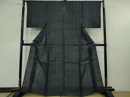 平和屋本店＊極上　夏物　重要無形文化財　本場宮古上布　苧麻　立涌吉祥文　逸品　未使用　DZAB9244kh6