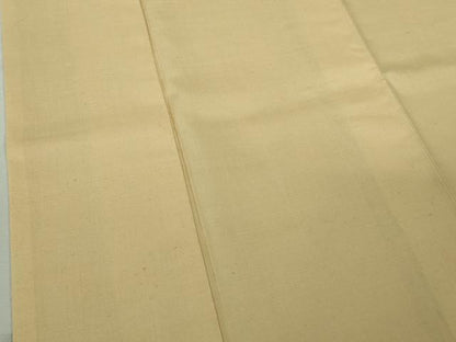 平和屋着物●極上　結城紬　色無地　浅黄色　逸品　DZAB9258kh6