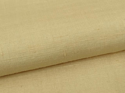 平和屋着物●極上　結城紬　色無地　浅黄色　逸品　DZAB9258kh6