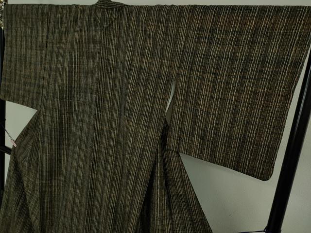 平和屋本店●極上　真綿手引紬　紅の手紬　新田工房　よねざわ　証紙付き　逸品　未使用　DZAB9269kh6