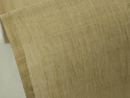 平和屋着物＊極上　夏物　男性　本場小千谷ちぢみ　麻　色無地　枯色　逸品　未使用　DZAB9275kh6