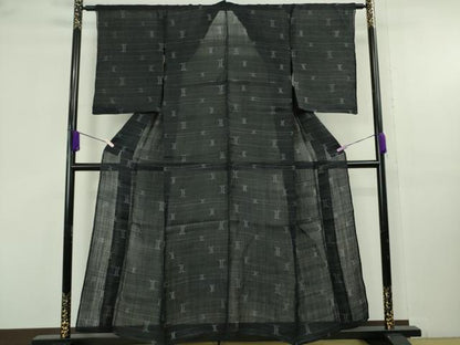 平和屋本店＊極上　夏物　重要無形文化財　本場宮古上布　苧麻　逸品　DZAB9277kh6