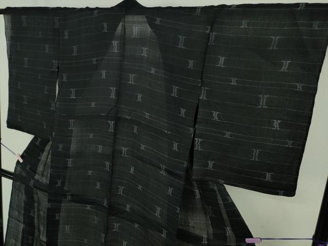 平和屋本店＊極上　夏物　重要無形文化財　本場宮古上布　苧麻　逸品　DZAB9277kh6