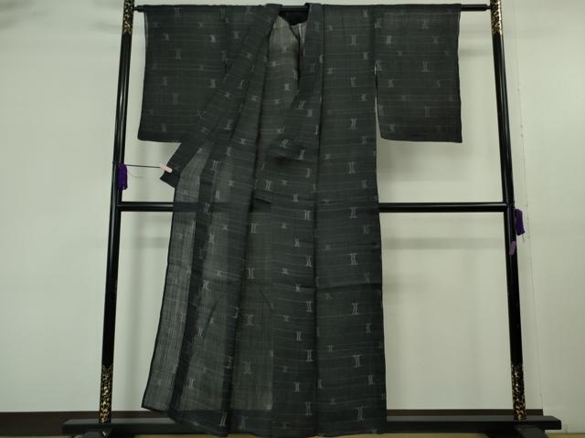 平和屋本店＊極上　夏物　重要無形文化財　本場宮古上布　苧麻　逸品　DZAB9277kh6