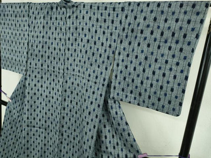 平和屋本店●極上　浦野理一　経節紬　間道　逸品　未使用　DZAB9285kh6