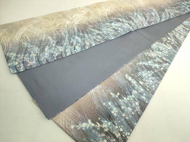 平和屋着物●極上　博多織　鵬翔 　全通柄袋帯　間道　金通し地　逸品　DZAB9304kh6