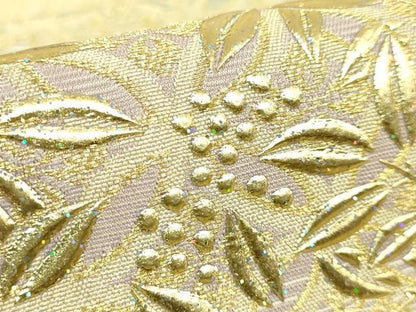 平和屋本店●極上　金彩友禅　卓越技能者・名工・和田光正　太鼓柄袋帯　平安十字　金彩　逸品　DZAB9308kh6